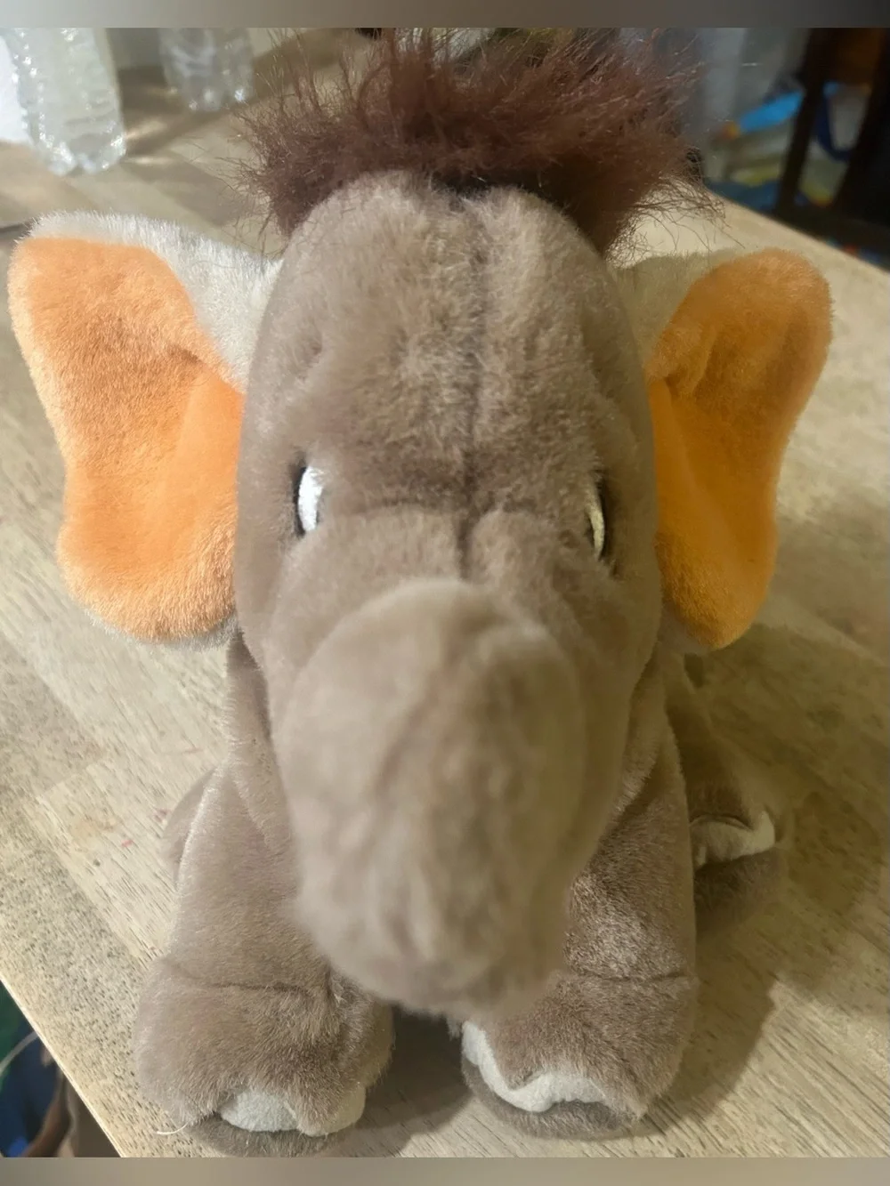 VINTAGE DISNEY STORE HATHI JR BABY ELEPHANT JUNGLE BOOK STUFFED ANIMAL PLUSH